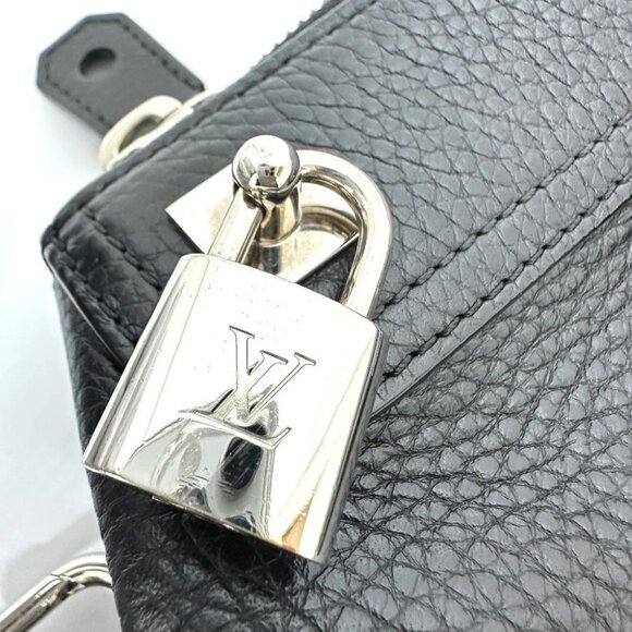 LOUIS VUITTON M94476 Greenwich Bag Tote Bag Taurillon ClemenceLeather Black - Picture 10 of 16